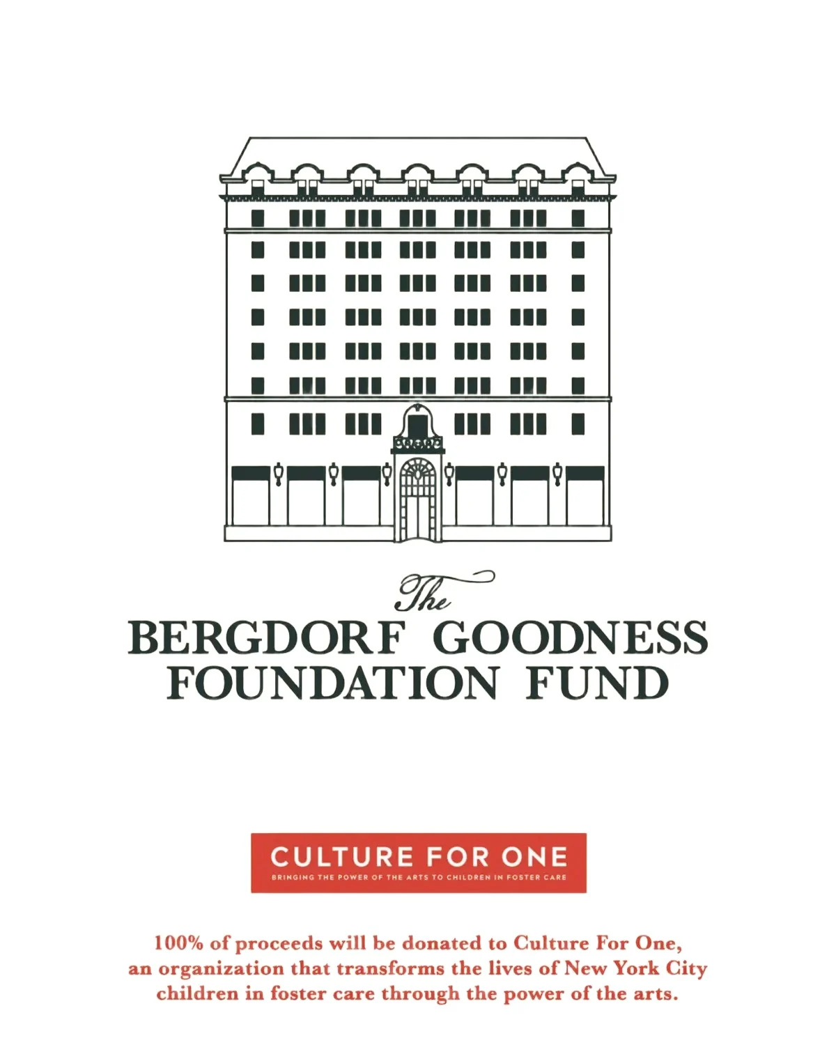 Exclusive Goodness Giving Card - $100 Donation to Culture For One