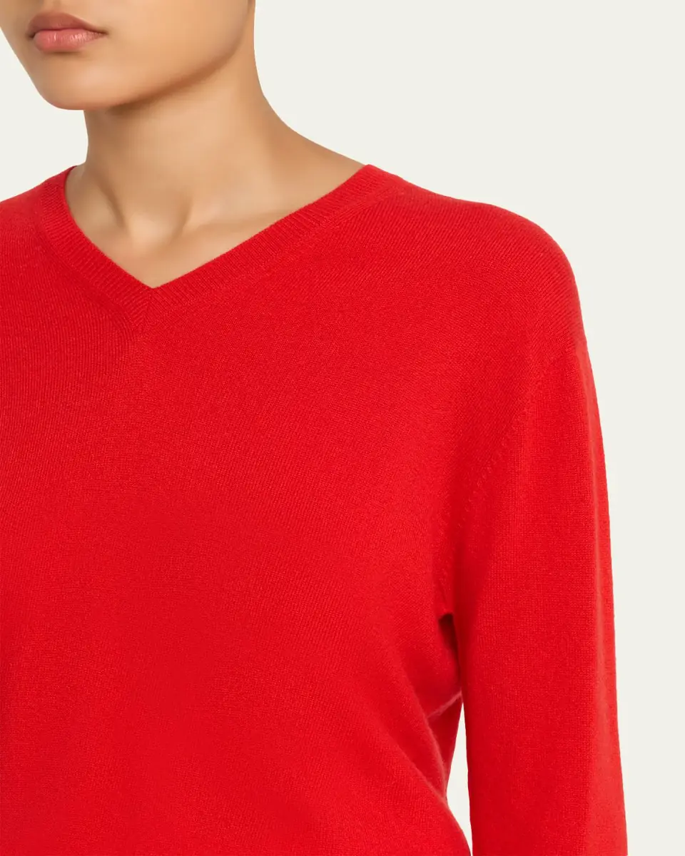 RÙADH The Sanderson V-Neck Cashmere Sweater | Thumbnail 5