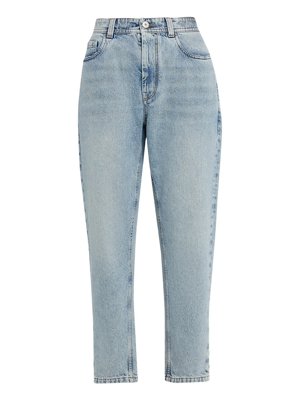 Authentic Denim Relaxed Tapered-Leg Ankle Jeans
