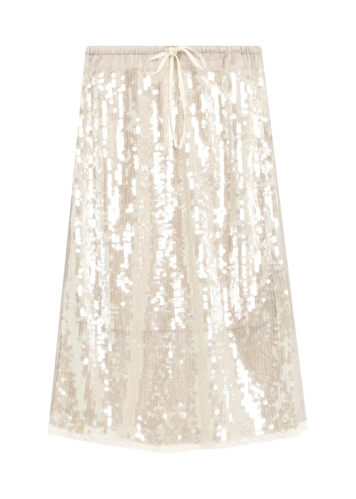 Sequined Drawstring Skirt Sequined Drawstring Skirt