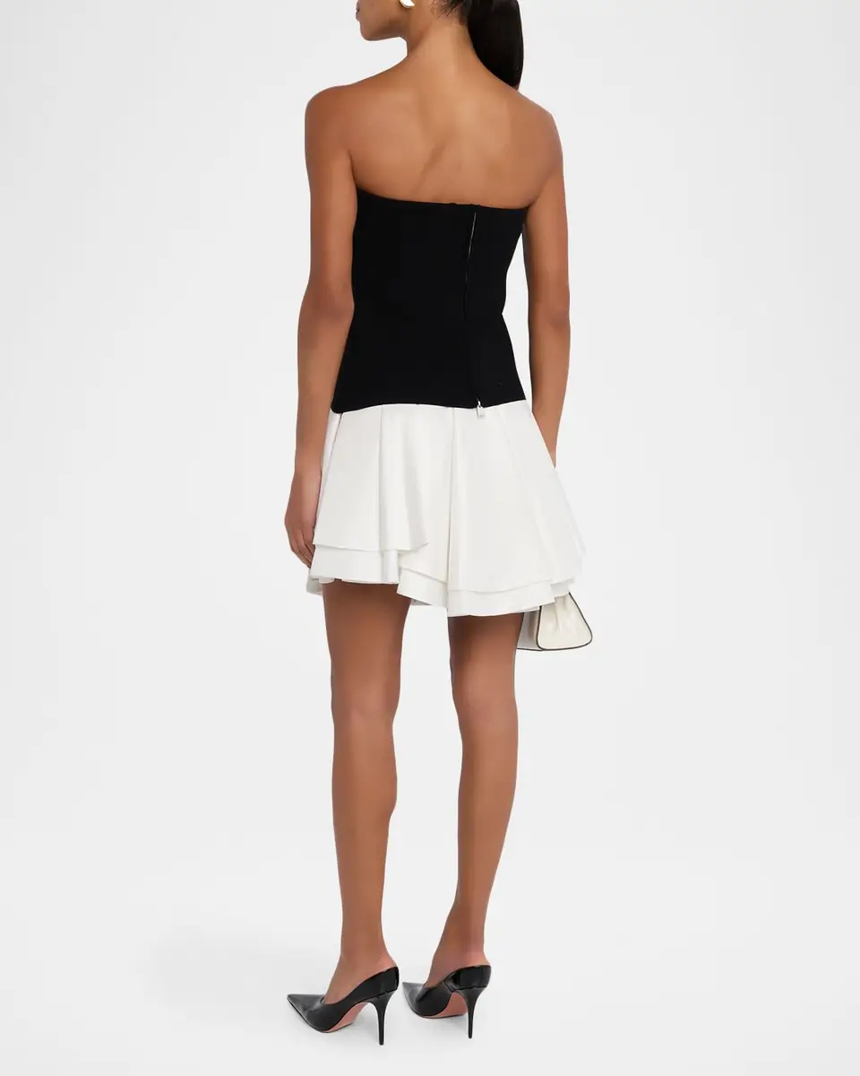 Simkhai Isabelle Strapless Drop-Waist Mini Dress | Thumbnail 7