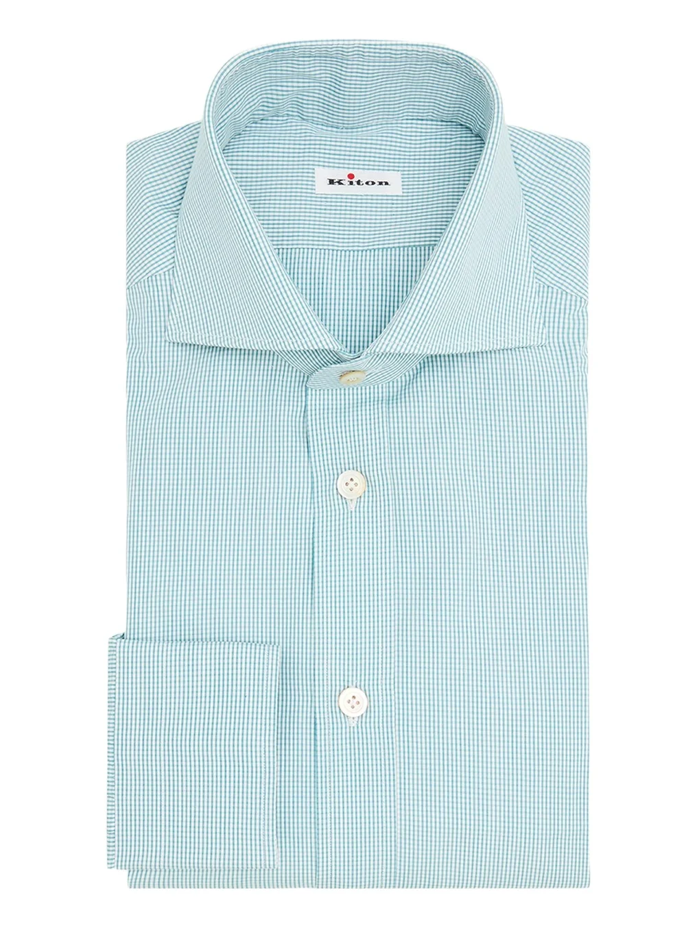 Men's Mini-Check Cotton Dress Shirt