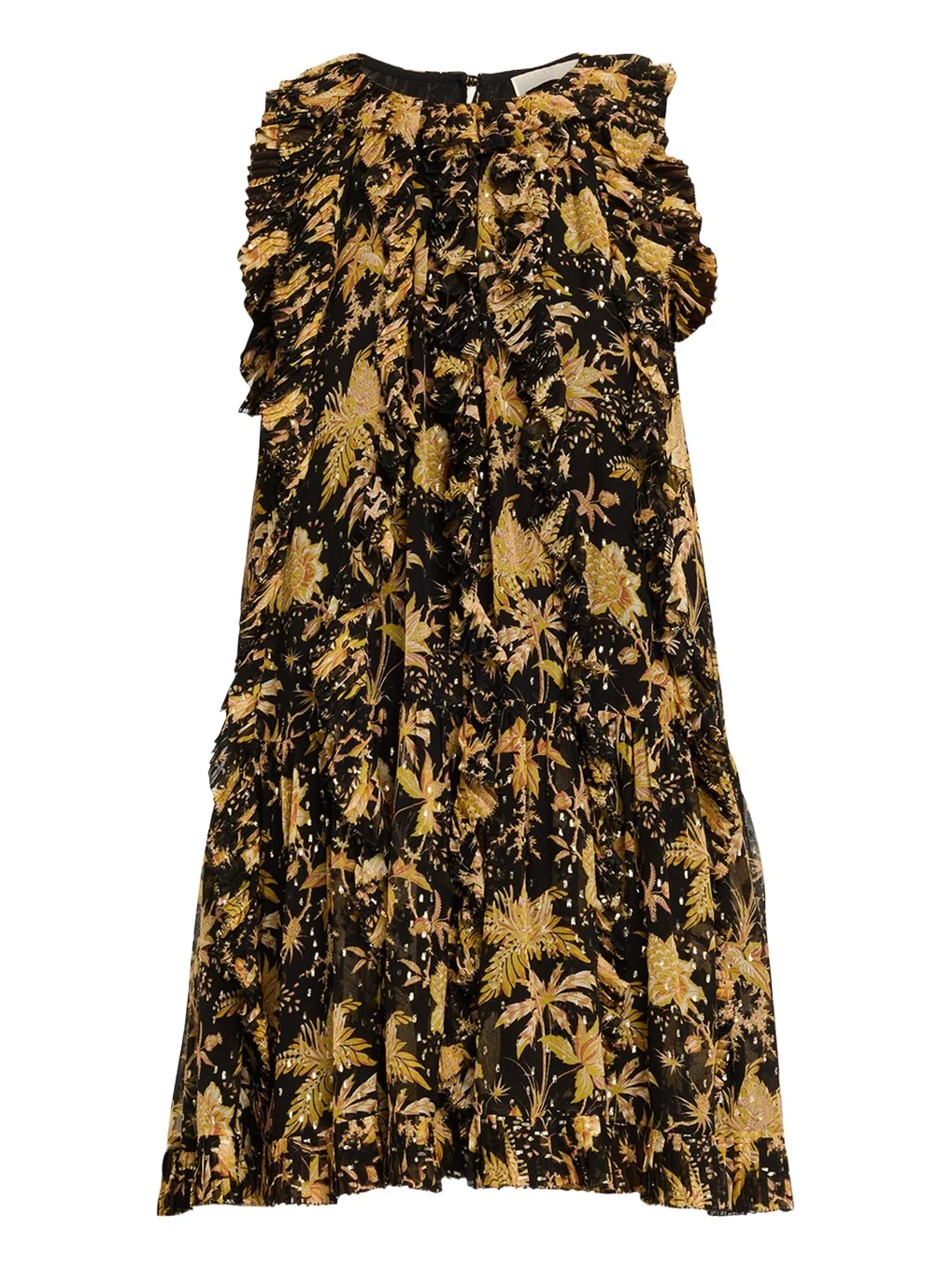 Signe Cascading Ruffle Mini Dress
