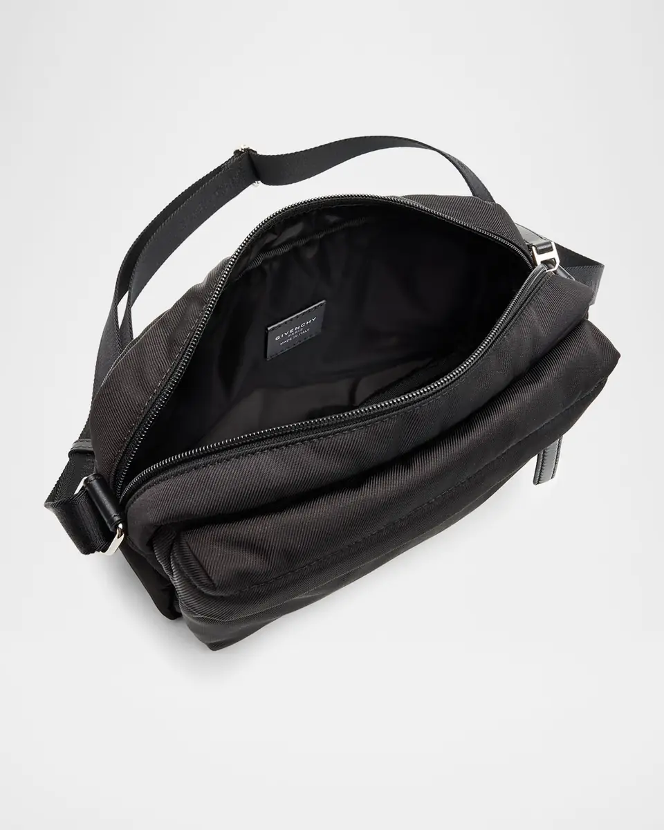 Givenchy Men's Essential U Nylon Crossbody Bag | Thumbnail 8 Givenchy Men's Essential U Nylon Crossbody Bag | Thumbnail 8