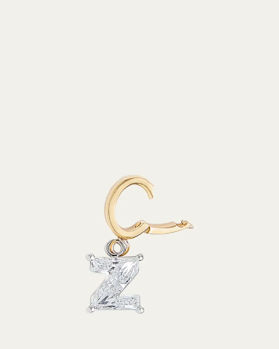 Kendall Row Lab Grown Diamond 14K Letter Charm, Z | Thumbnail 3