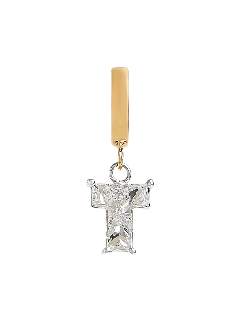 Kendall Row Lab Grown Diamond 14K Letter Charm, T