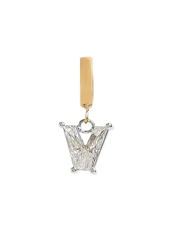 Kendall Row Lab Grown Diamond 14K Letter Charm, V