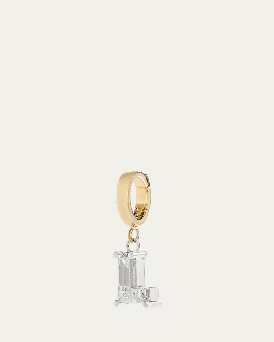 Kendall Row Lab Grown Diamond 14K Letter Charm, L | Thumbnail 2