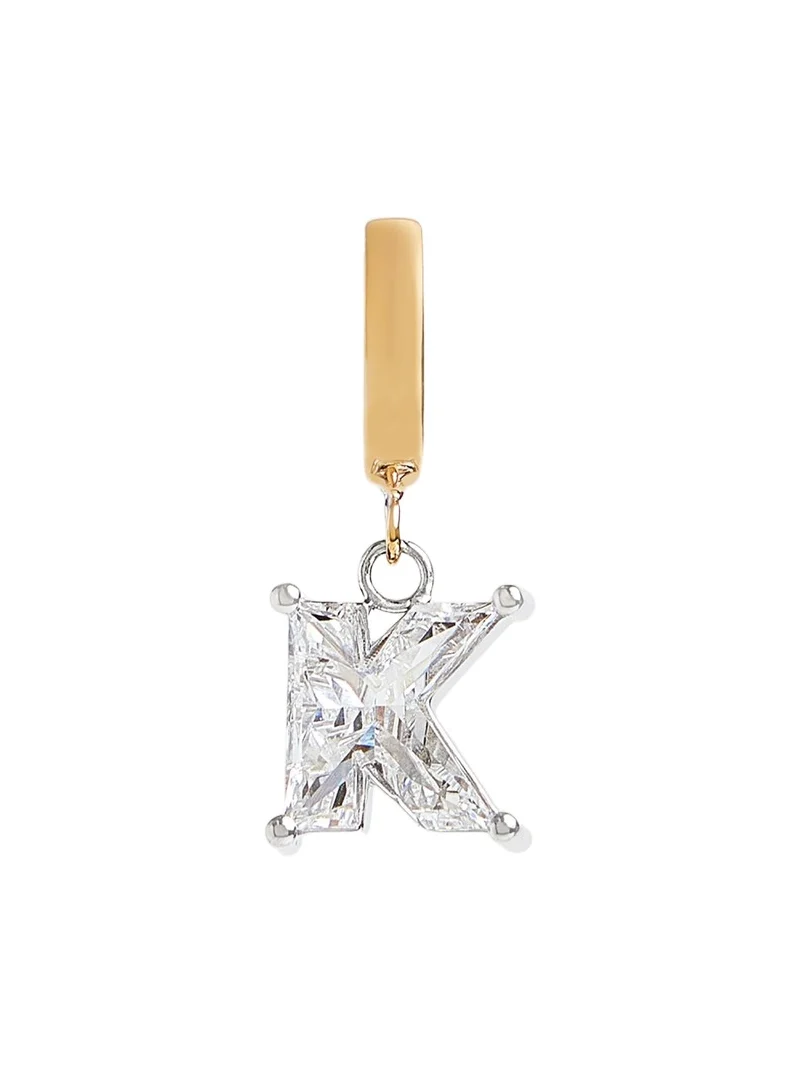 Lab Grown Diamond 14K Letter Charm, K