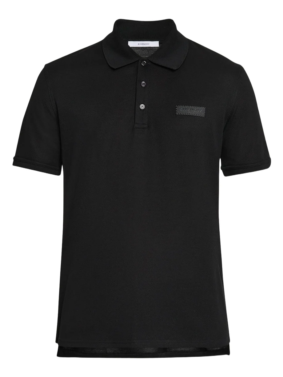 Men's Grosgrain Label Pique Polo Shirt Men's Grosgrain Label Pique Polo Shirt