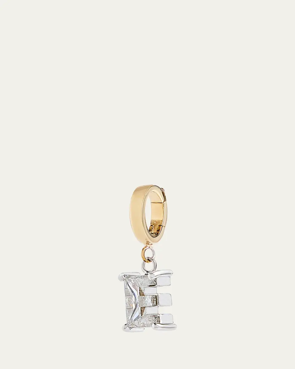 Kendall Row Lab Grown Diamond 14K Letter Charm, E | Thumbnail 2