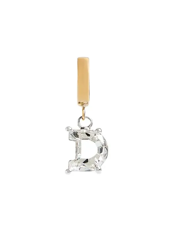 Lab Grown Diamond 14K Letter Charm, D Lab Grown Diamond 14K Letter Charm, D
