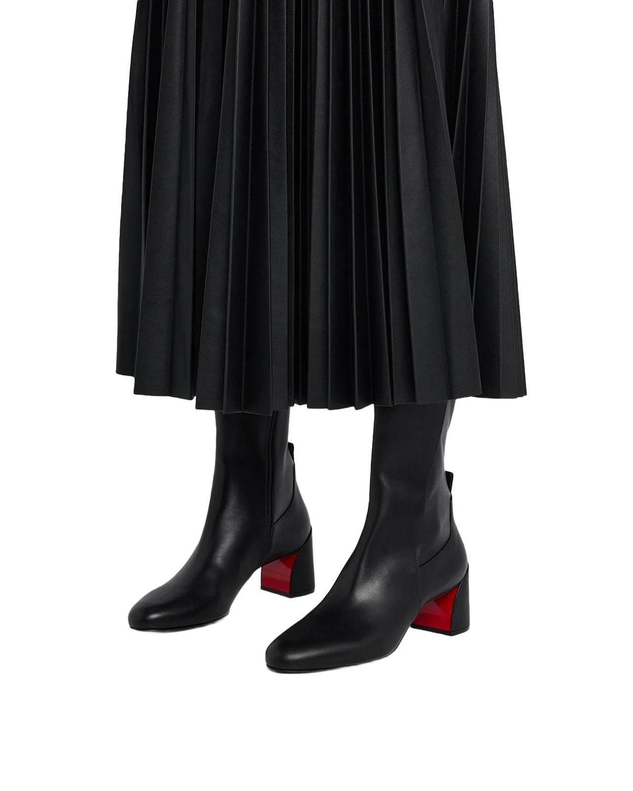 55mm Jane Botta Leather Knee-High Boots