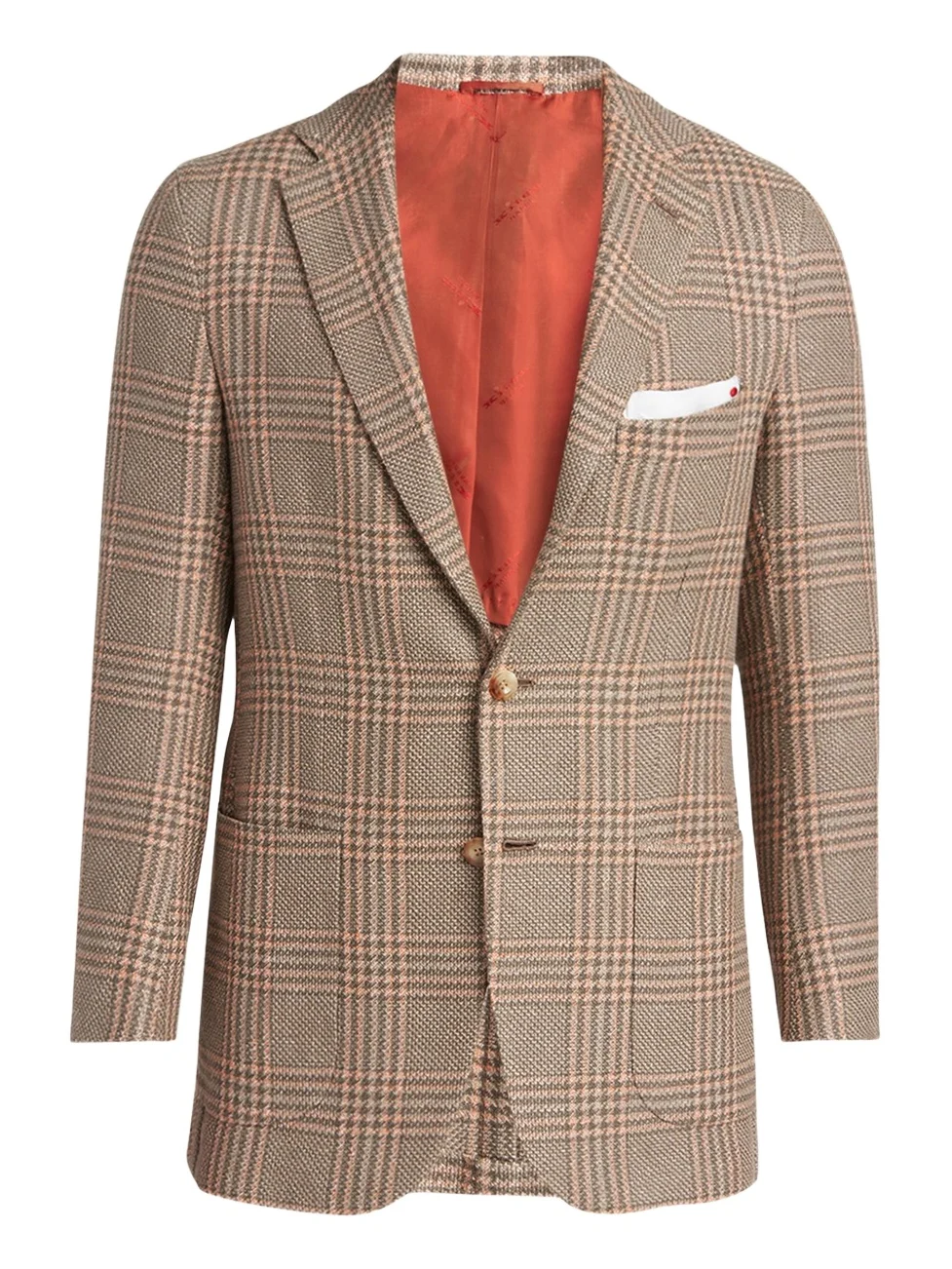 Men's Prince of Wales Cashmere and Linen Sport Coat Men's Prince of Wales Cashmere and Linen Sport Coat