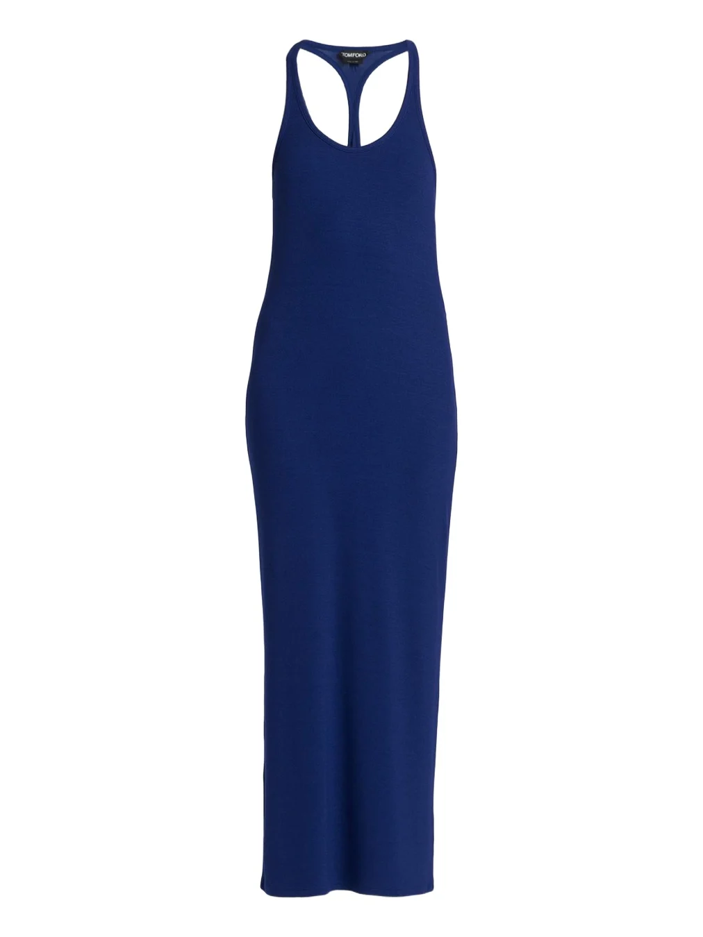 Tom Ford Ribbed Knit Racerback Midi Tank Dress