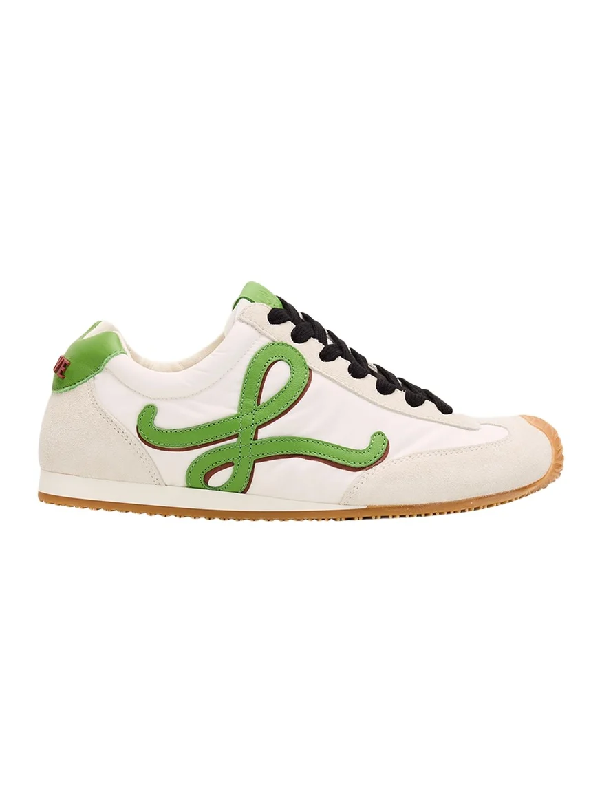 Ballet Runner Mixed Leather Sneakers
