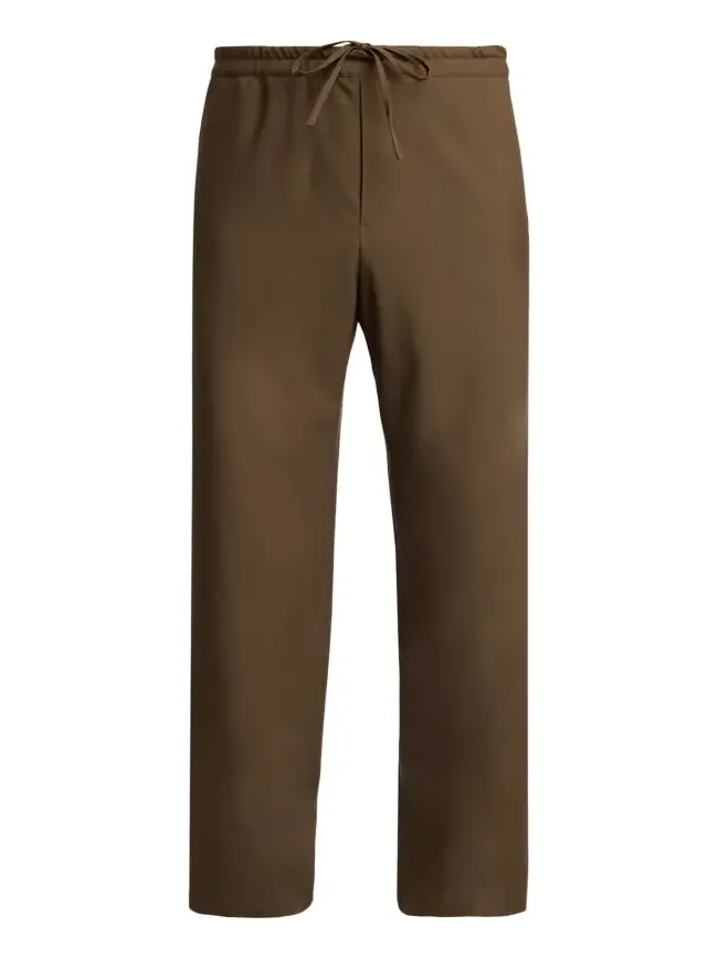 Men's Ari Wool Wide-Leg Drawstring Pants