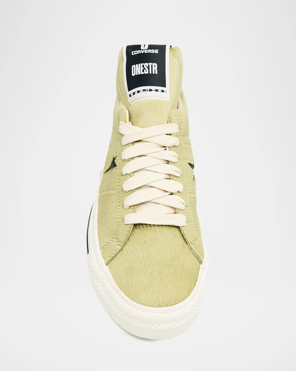 DRKSHDW RICK OWENS x Converse Men's Onestr Calf Hair Low-Top Sneakers | Thumbnail 5 DRKSHDW RICK OWENS x Converse Men's Onestr Calf Hair Low-Top Sneakers | Thumbnail 5
