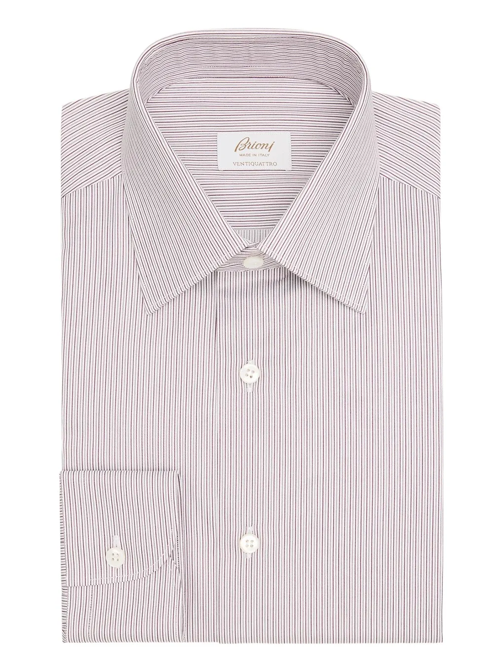 Men's Ventiquattro Cotton Multi-Stripe Dress Shirt