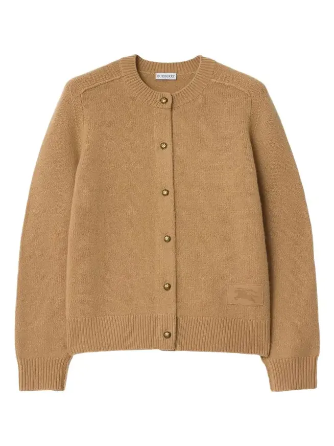 Clara Cashmere Crewneck Cardigan