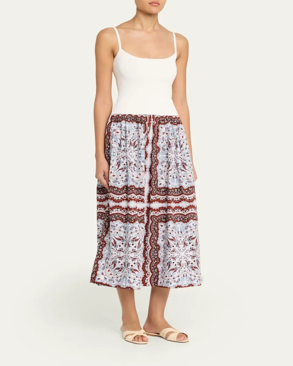 Cara Cara Tammy Paisley Tank Dress | Thumbnail 4 Cara Cara Tammy Paisley Tank Dress | Thumbnail 4