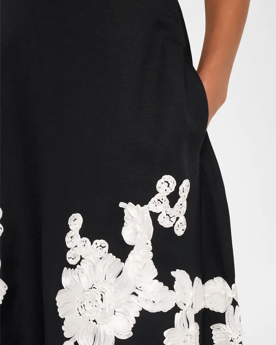 Simkhai Annabella Floral Embroidered Midi Dress | Thumbnail 9 Simkhai Annabella Floral Embroidered Midi Dress | Thumbnail 9