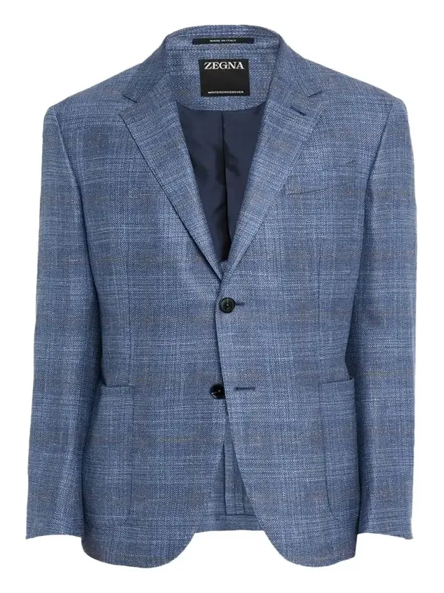 Men's Melange Windowpane Winter Crossover Sport Coat Men's Melange Windowpane Winter Crossover Sport Coat