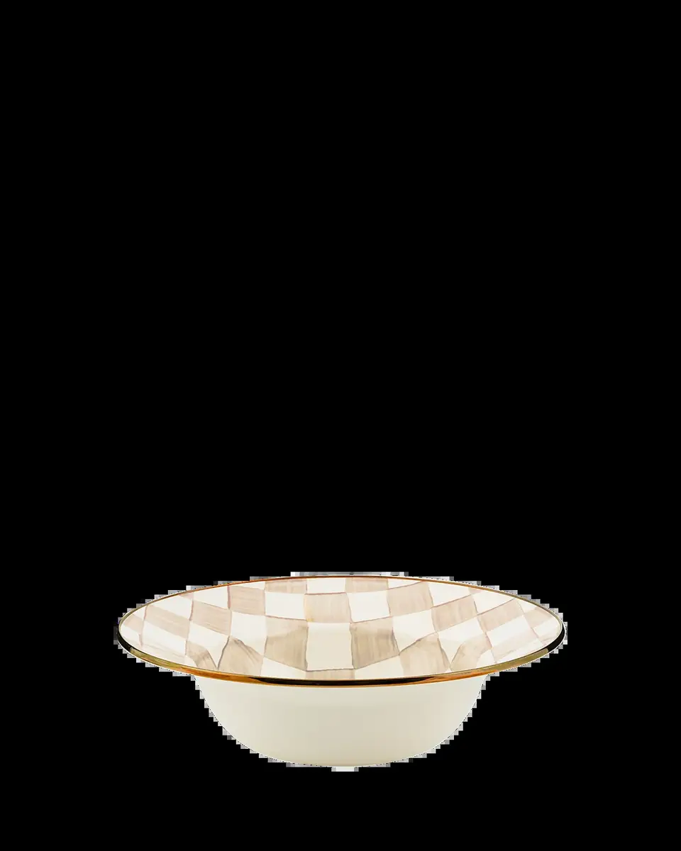 MacKenzie-Childs Mocha Check Serving Bowl | Thumbnail 2 MacKenzie-Childs Mocha Check Serving Bowl | Thumbnail 2