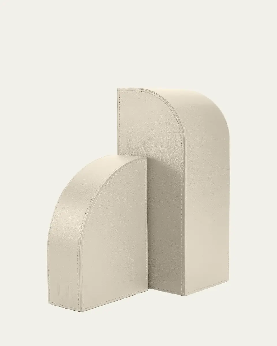 ASSOULINE Cubist R Leather Bookend | Thumbnail 3