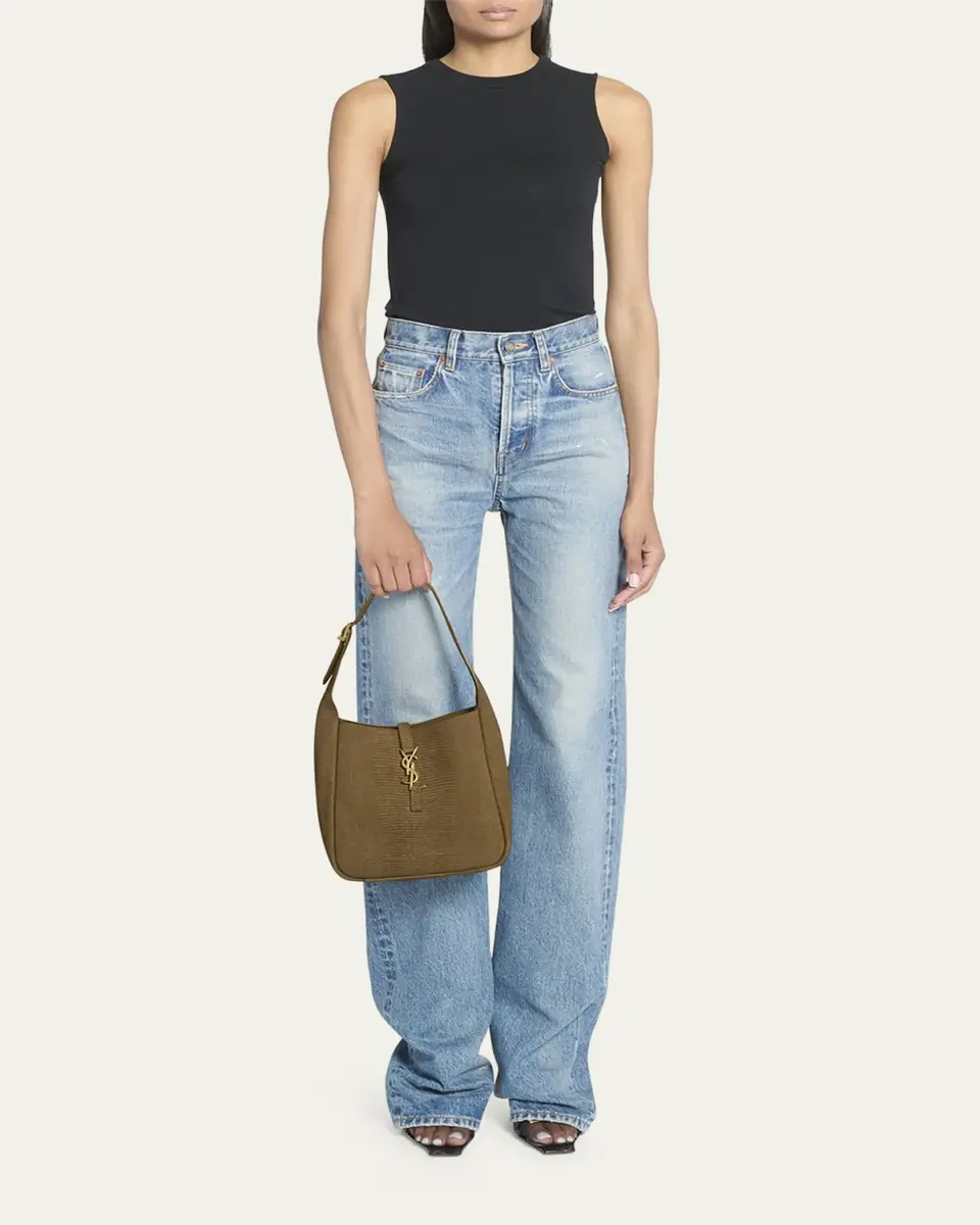 Saint Laurent Le 5 A 7 Small Lizard-Embossed Shoulder Bag | Thumbnail 11 Saint Laurent Le 5 A 7 Small Lizard-Embossed Shoulder Bag | Thumbnail 11