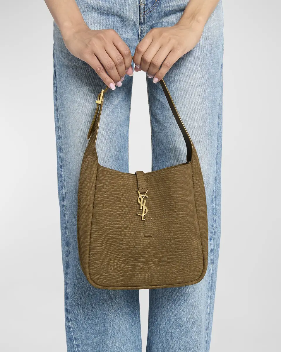 Saint Laurent Le 5 A 7 Small Lizard-Embossed Shoulder Bag | Thumbnail 3 Saint Laurent Le 5 A 7 Small Lizard-Embossed Shoulder Bag | Thumbnail 3