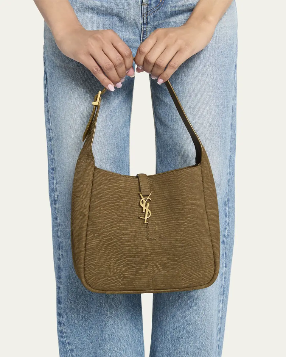Saint Laurent Le 5 A 7 Small Lizard-Embossed Shoulder Bag | Thumbnail 8 Saint Laurent Le 5 A 7 Small Lizard-Embossed Shoulder Bag | Thumbnail 8