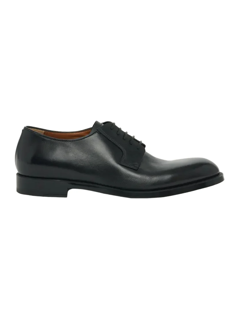 Men's Leather Lace-Up Derby Loafers