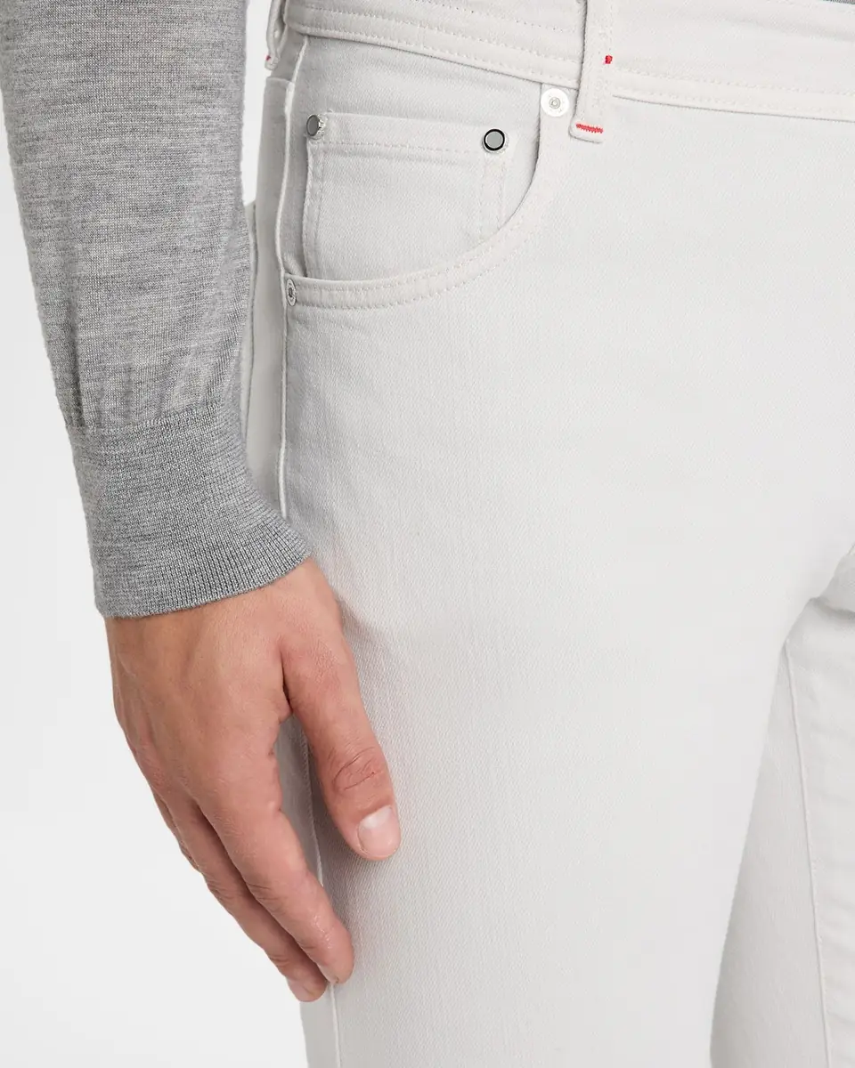 Kiton Men's Kurabo Straight-Leg Stretch Five-Pocket Pants | Thumbnail 4 Kiton Men's Kurabo Straight-Leg Stretch Five-Pocket Pants | Thumbnail 4