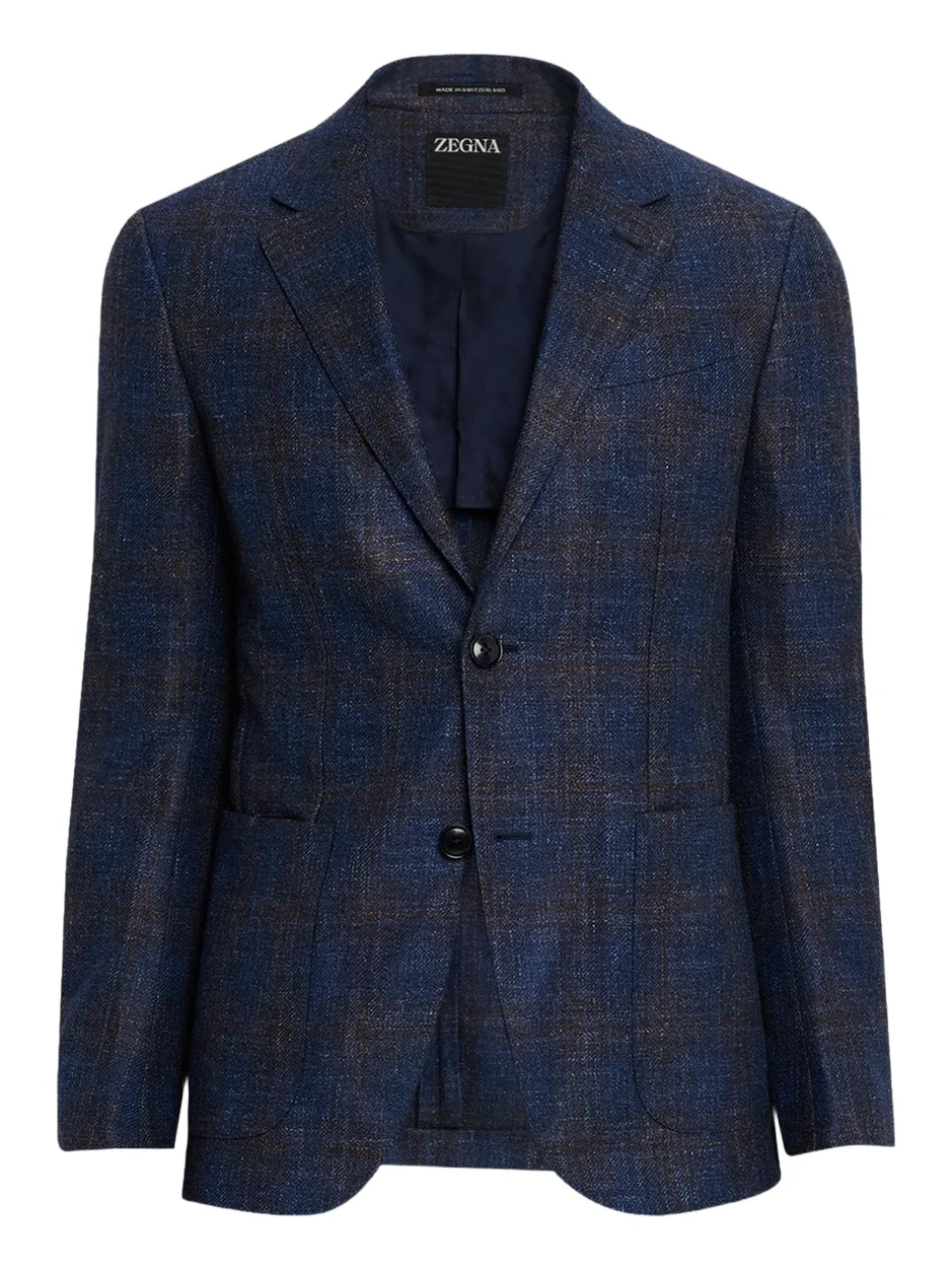 Men's Check Woven Patch-Pocket Sport Coat Men's Check Woven Patch-Pocket Sport Coat