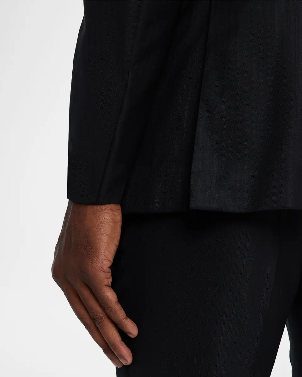 ZEGNA Men's Centoventimila Wool Tonal Stripe Suit | Thumbnail 8 ZEGNA Men's Centoventimila Wool Tonal Stripe Suit | Thumbnail 8