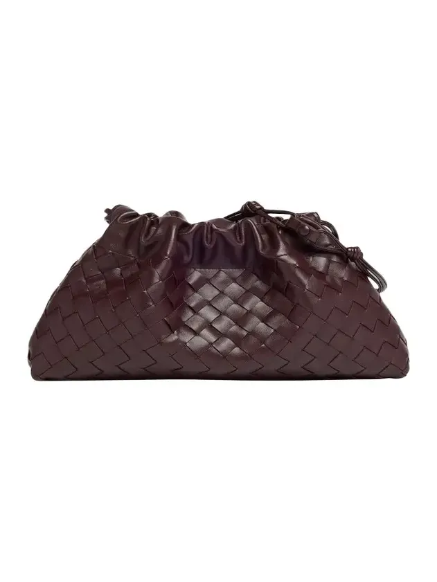 Bottega Veneta Dustbag Notte Leather Shoulder Bag