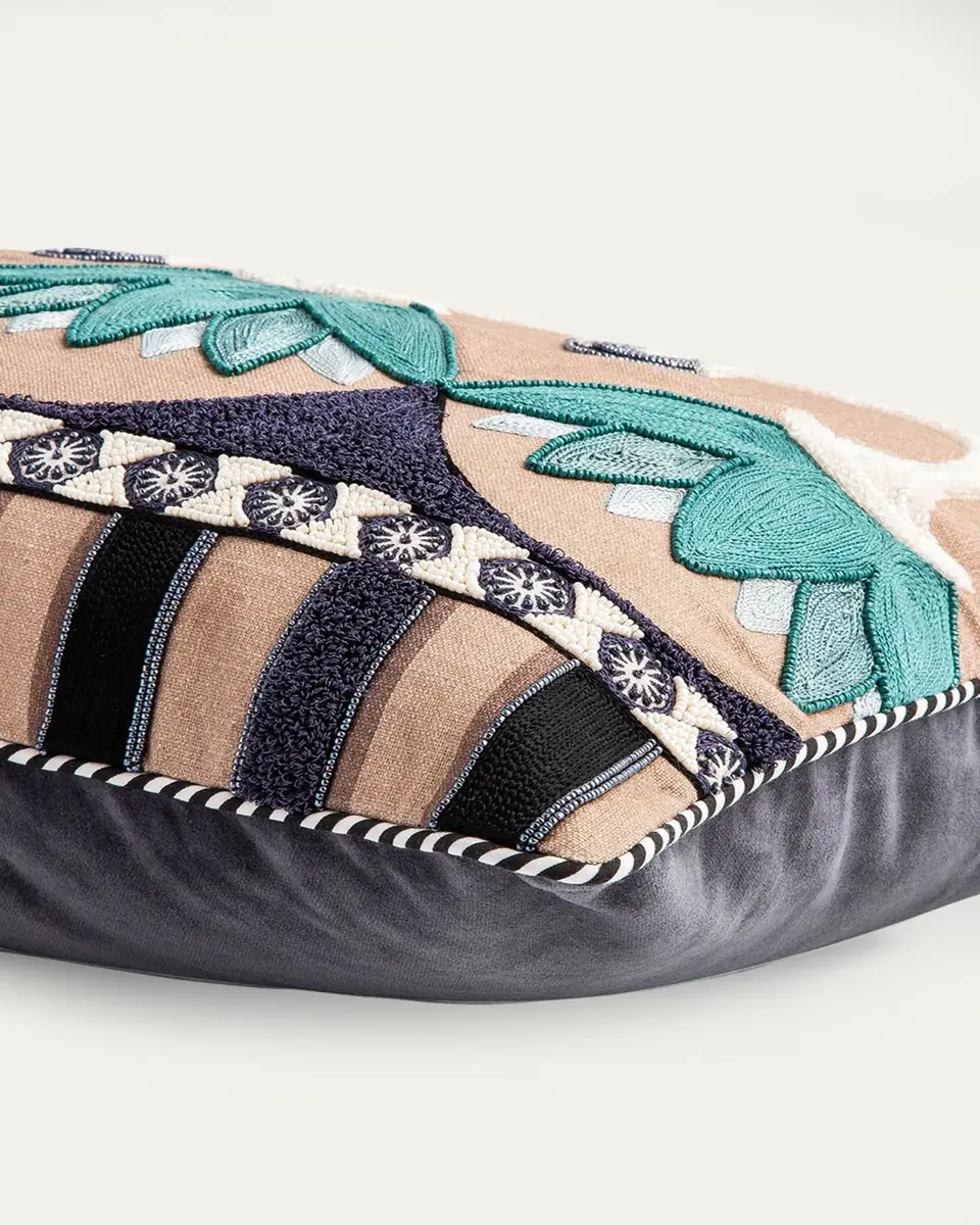 MacKenzie-Childs Lotus Lumbar Pillow | Thumbnail 2 MacKenzie-Childs Lotus Lumbar Pillow | Thumbnail 2
