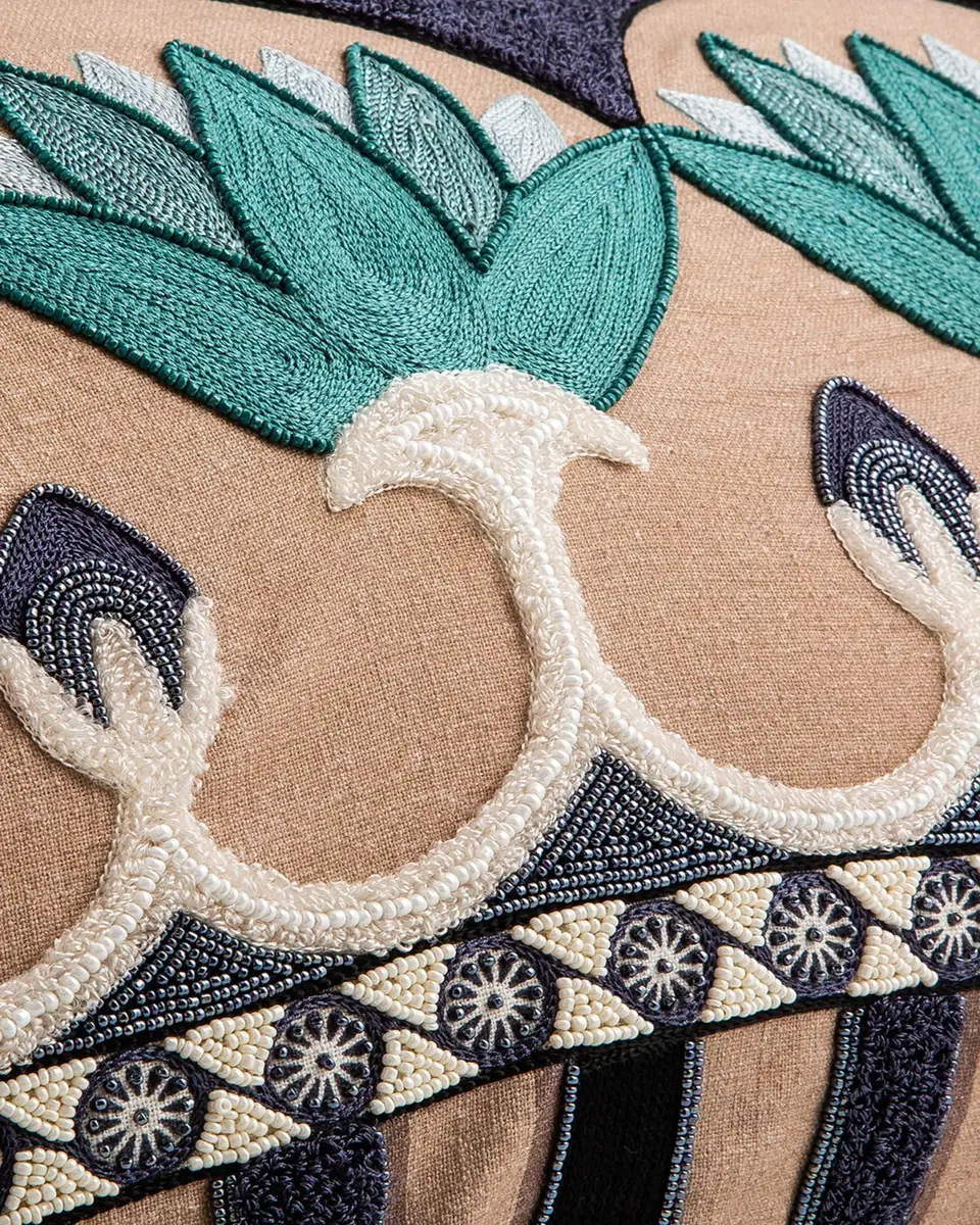 MacKenzie-Childs Lotus Lumbar Pillow | Thumbnail 3 MacKenzie-Childs Lotus Lumbar Pillow | Thumbnail 3