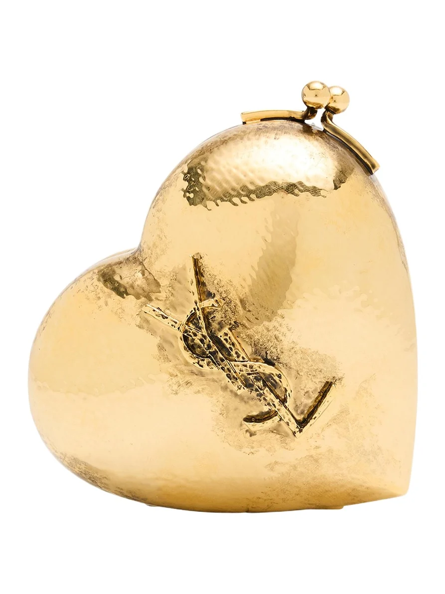Mini YSL Minaudiere in Brass Mini YSL Minaudiere in Brass