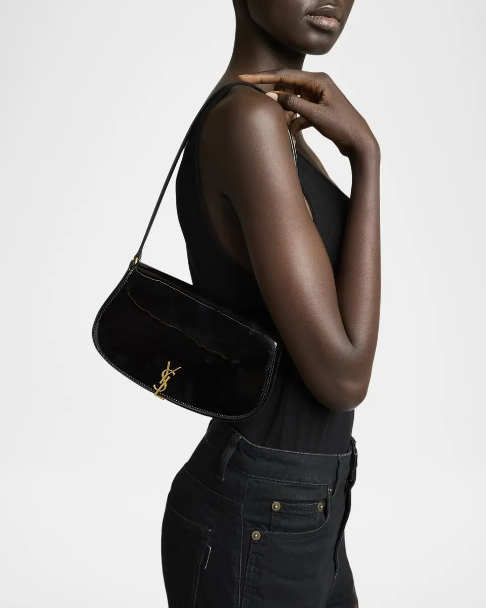 Saint Laurent Mini YSL Shoulder Bag in Patent Leather | Thumbnail 3 Saint Laurent Mini YSL Shoulder Bag in Patent Leather | Thumbnail 3