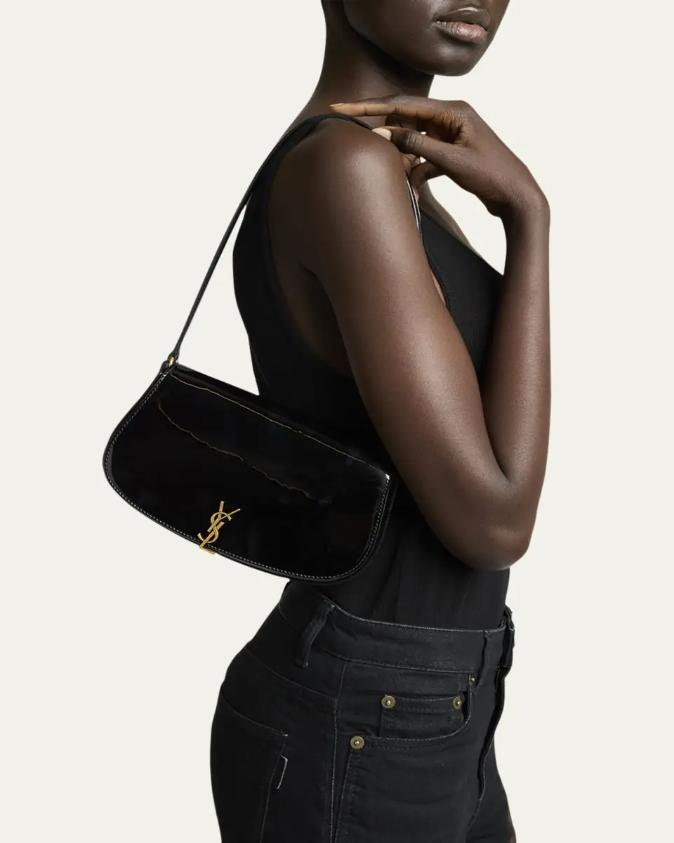 Saint Laurent Mini YSL Shoulder Bag in Patent Leather | Thumbnail 8 Saint Laurent Mini YSL Shoulder Bag in Patent Leather | Thumbnail 8