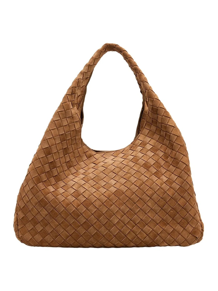 Campana Large Suede Shoulder Bag Campana Large Suede Shoulder Bag