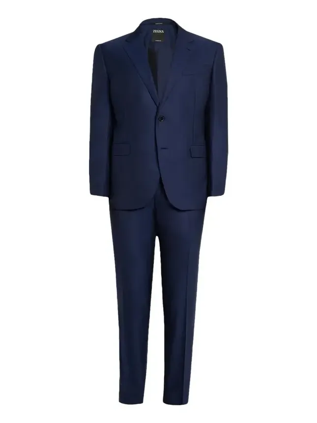 Men's Wool Textured Two-Piece Suit Men's Wool Textured Two-Piece Suit