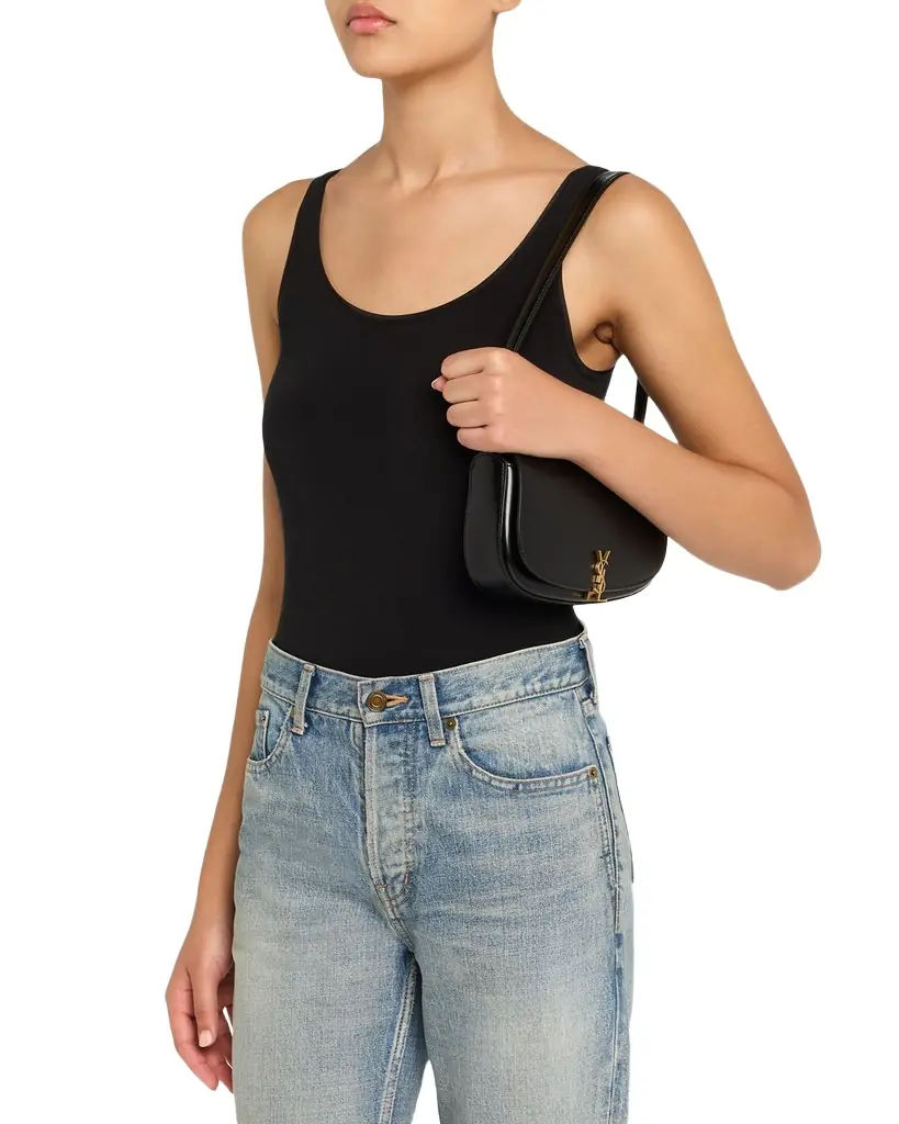 Saint Laurent Voltaire Mini Smooth Leather Shoulder Bag | Image 1 Saint Laurent Voltaire Mini Smooth Leather Shoulder Bag | Image 1