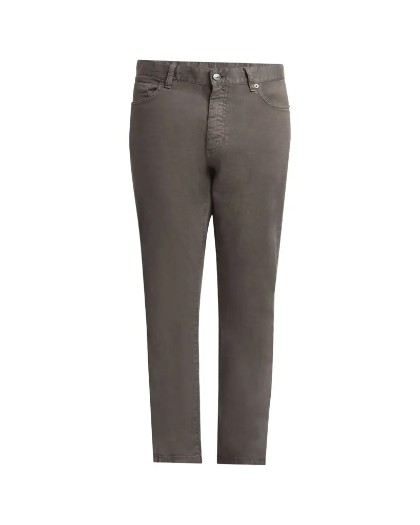 ZEGNA Men's Comfort Linen and Cotton Five-Pocket Pants | Image 1 ZEGNA Men's Comfort Linen and Cotton Five-Pocket Pants | Image 1