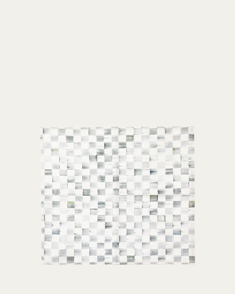 MacKenzie-Childs Sterling Check Napkin | Thumbnail 2