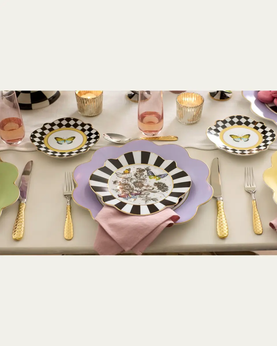 MacKenzie-Childs Butterfly Toile Dinner Plate | Thumbnail 2