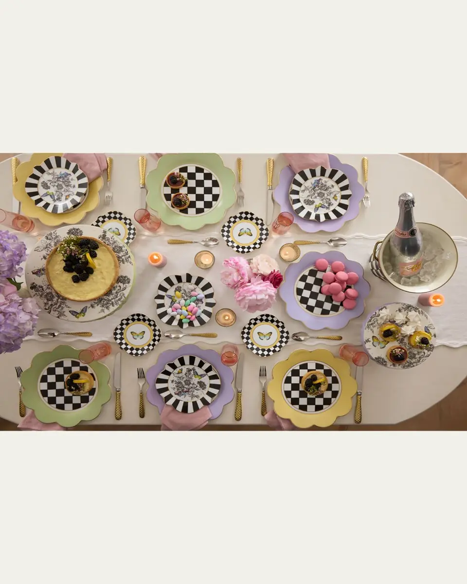 MacKenzie-Childs Butterfly Toile Dinner Plate | Thumbnail 3