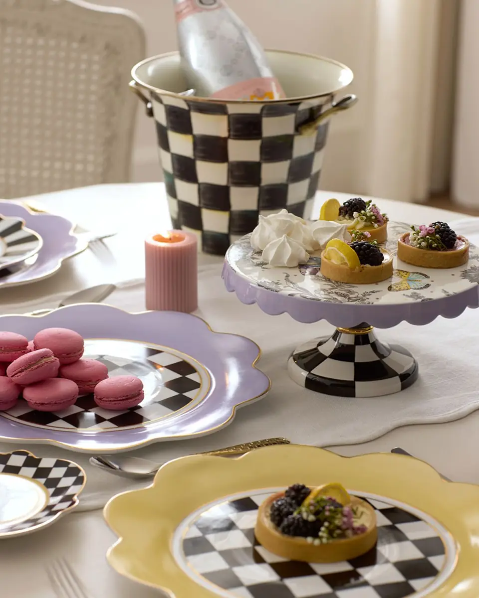 MacKenzie-Childs Butterfly Toile Dinner Plate | Thumbnail 4
